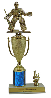 Medium Hockey Goalie Cup Trim Trophy