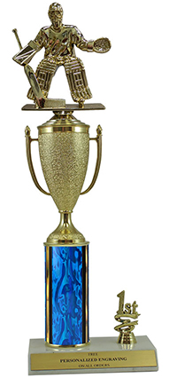 Large Hockey Goalie Cup Trim Trophy