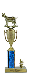 12" Goat Cup Trim Trophy