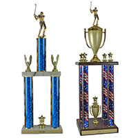 Golf Multi-Column Championship Trophies