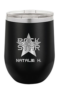 ROCK STAR Wine Tumbler