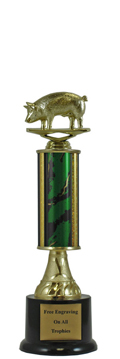 11" Hog Pedestal Trophy