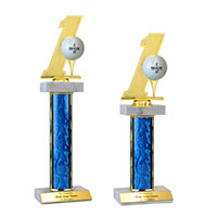 Hole In One Double Marble Trophies