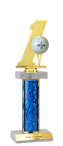 12" Hole In One Double Marble Trophy