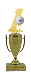 10" Hole In One Cup Trophy