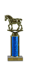 9" Draft Horse Economy Trophy