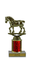 7" Draft Horse Economy Trophy