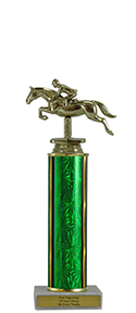 11" Jumping Horse Economy Trophy