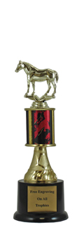 10" Quarter Horse Pedestal Trophy