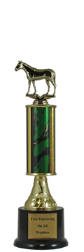 12" Thoroughbred Horse Pedestal Trophy