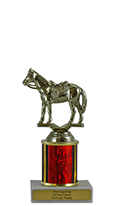 7" Western Horse Economy Trophy