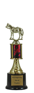 10" Western Horse Pedestal Trophy