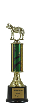 12" Western Horse Pedestal Trophy