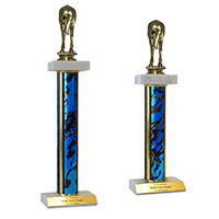 Horse Rear Double Marble Trophies