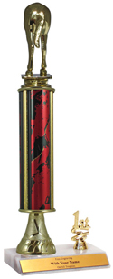 14 inch Excalibur Horses Rear Trim Trophy