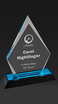 7 inch Diamond Acrylic Award