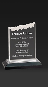 6 Inch Frosted Peak Award