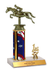 9" Jumping Horse Trim Trophy