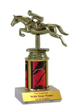 7" Jumping Horse Trophy