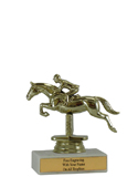 5" Jumping Horse Economy Trophy