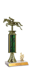 11" Excalibur Jumping Horse Trim Trophy