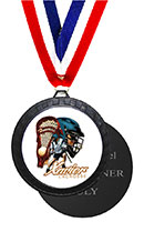 Black Custom Medal - Logo + Personalization