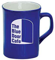 10oz Blue Ceramic Mug