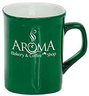 10oz Green Ceramic Mug