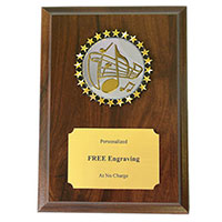 Music Trophy Plaques