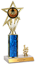 11" MVP Star Trim Trophy