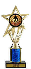 8" MVP Economy Trophy with Black Marble base