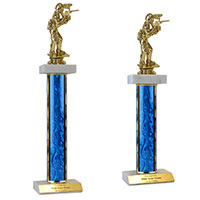 Paintball Double Marble Trophies