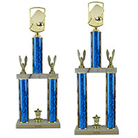 Pickleball Multi-Column Championship Trophies