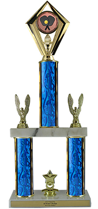 18 inch Pickleball Diamond Trophy