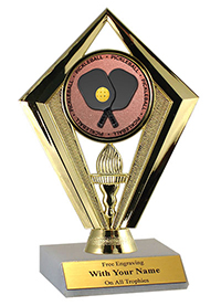 6 inch Pickleball Diamond Trophy