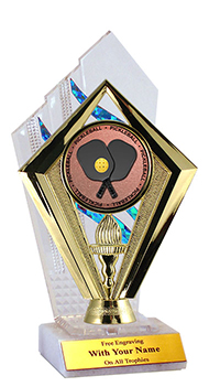 Flames Pickleball Diamond Trophy