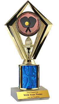 8 inch Pickleball Diamond Trophy