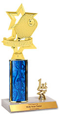 10" Pickleball Star Trim Trophy