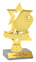 6" Pickleball Star Trophy