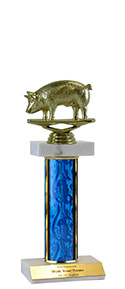 10" Hog Double Marble Trophy