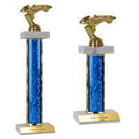 Pinewood Double Marble Trophies