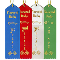 Pinewood Derby Ribbons