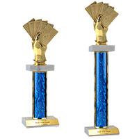 Poker Double Marble Trophies