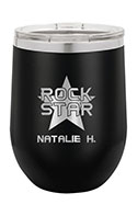 12 oz Insulated Rock Star Wine Tumbler