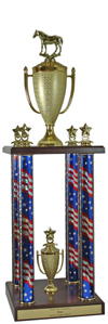 Quarter Horse Pinnacle Trophy