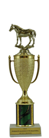 11" Quarter Horse Cup Trophy