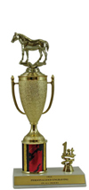 11" Quarter Horse Cup Trim Trophy