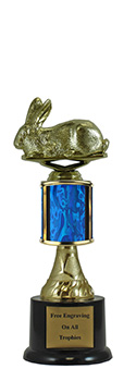 9" Rabbit Pedestal Trophy