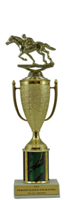 12" Horse Racing Cup Trophy