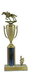 13" Racing Horse Cup Trim Trophy